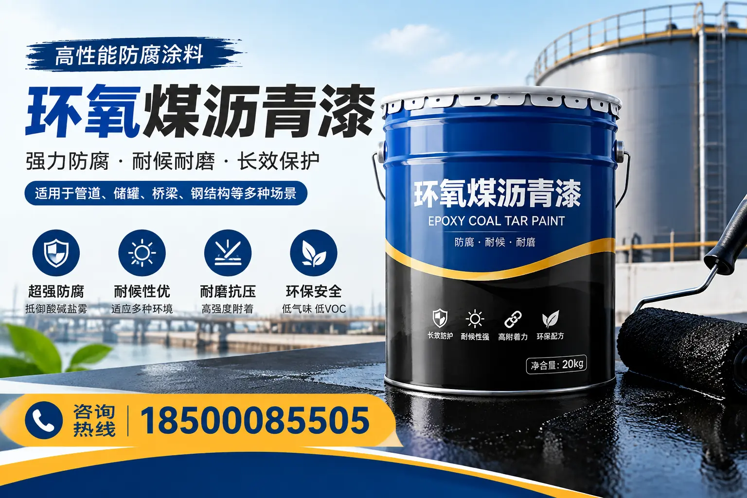 环氧煤沥青漆的施工步骤详解，菏泽装修必备知识